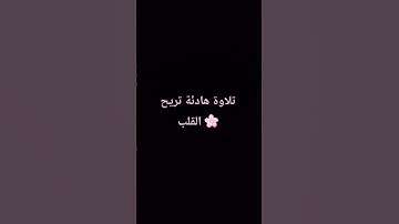 تلاوة هادئة تريح القلب #quran #القران_الكريم #elmulquranعلم #تلاوة_خاشعة #راحة_نفسية