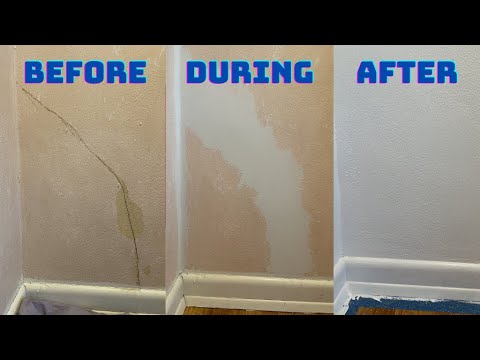 Video: Why Does The Plaster Crack? Wall Repair