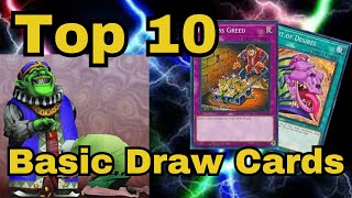 Top 10 Basic Draw Yu-Gi-Oh Cards!