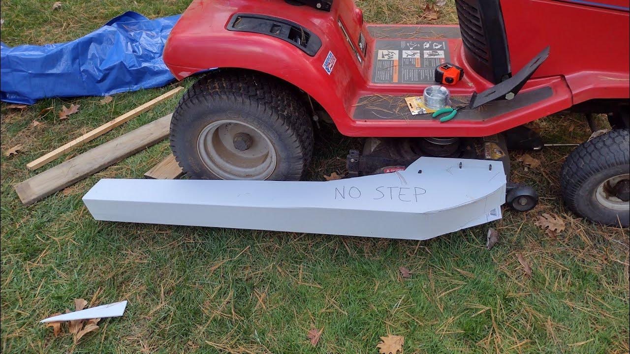 50 DIY leaf/grass bagger for riding mower YouTube