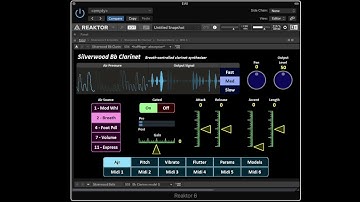 Testing out "Silverwood Bb Clarinets" / AKAI EWI 5000