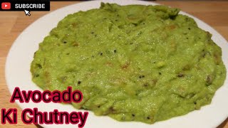 Avocado Ki Chutney Recipe for Rice & Roti एवोकाडो की चटनी बनाये मिनटों में/  Avocado Chutney Recipe