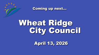 Wheat City Council & Special Study Session 4-13-26