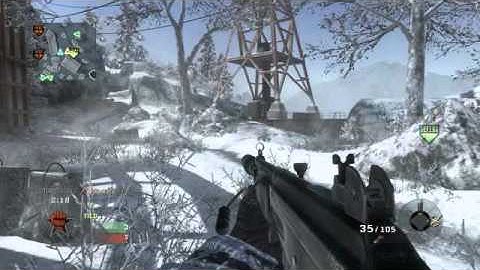 Cross map tomahawk on Array - Black Ops Game Clip