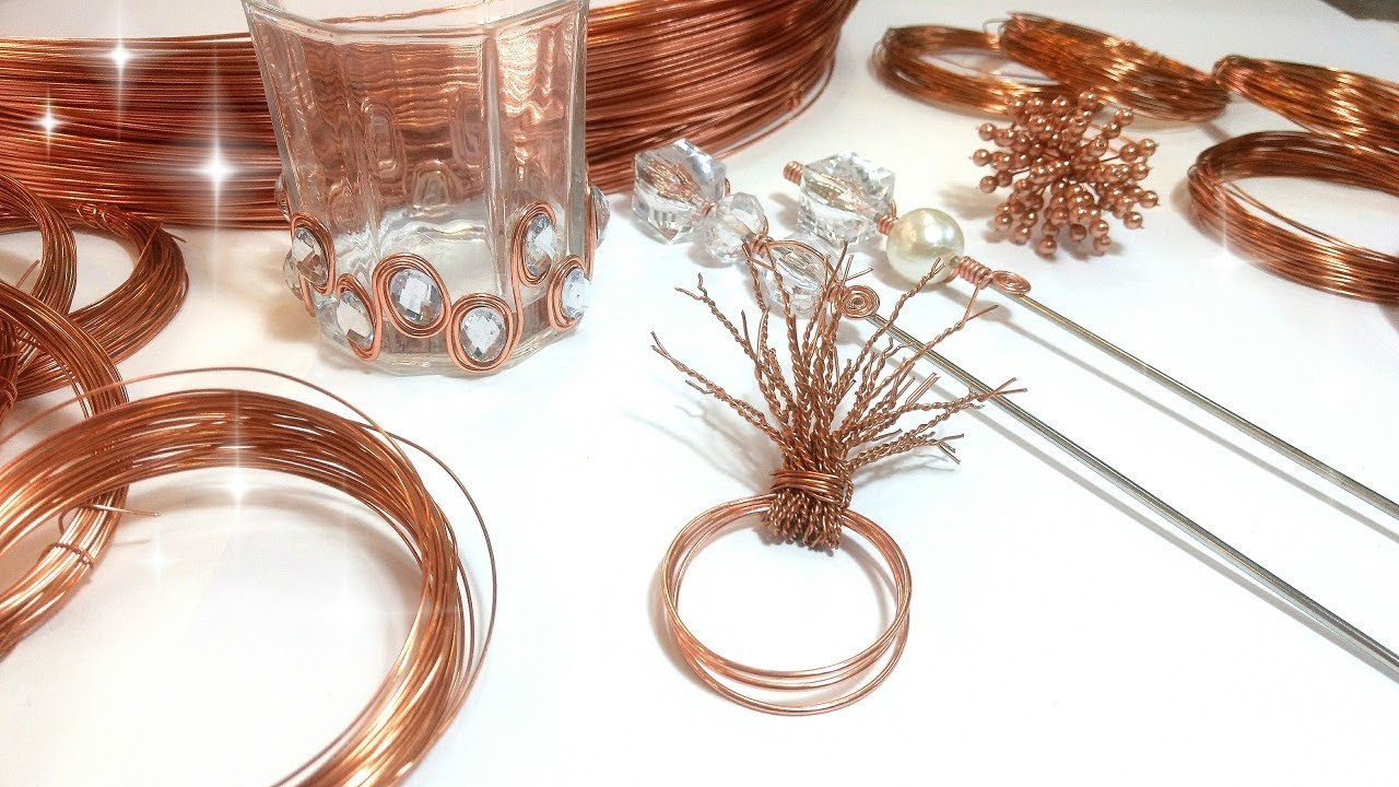 4 DIYs DECORAÇÃO COM ARAME ROSE GOLD - LINDAS CRIAÇÕES PARA SURPREENDER