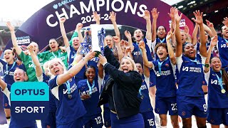 CHELSEA LIFT THE WOMEN'S SUPER LEAGUE TITLE 🏆 Record fifth consecutive for the Blues