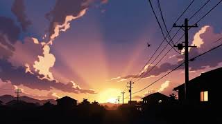 Anime Cinematic Sunset Sky 🌅 Soft Light Rays | Live Wallpaper #AnimeAesthetic #LiveWallpaper screenshot 1