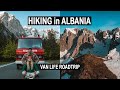 HIKING in ALBANIAN ALPS | Our 3 Best Hikes | Van Life Roadtrip through Albania - Eng subs