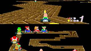 Super Mario Kart (SNES) - Ghost Valley 3 Special Cup (150cc) record (shortcut)