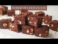 Fudge de chocolate com castanhas  super cremoso  day flaubert