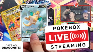 🔴 LIVE | CHEGOU O DRAGONITE VINDO DO ESPAÇO? | PACK OPENING TCG