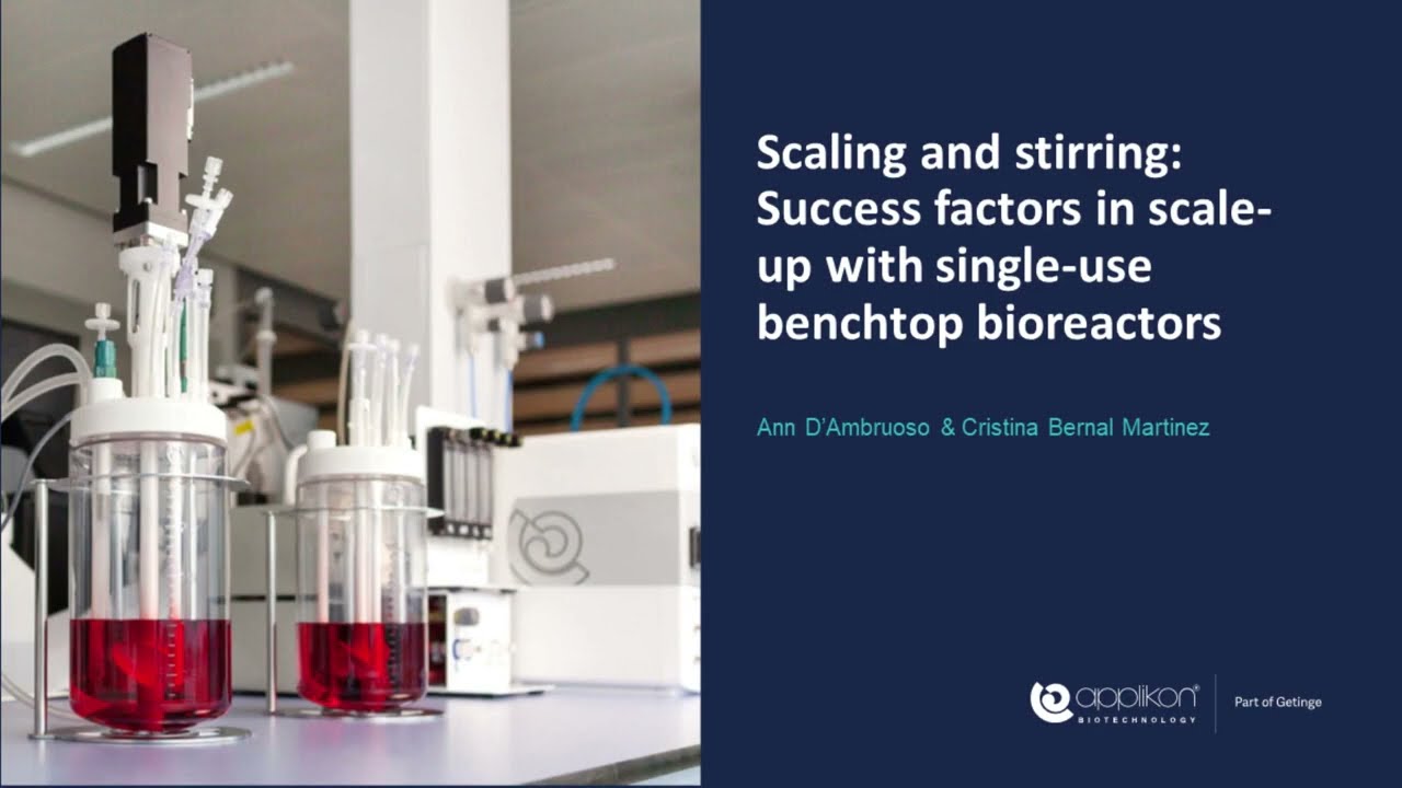 Scaling and Stirring: Success Factors in Scale Up with Single Use Benchtop Bioreactors