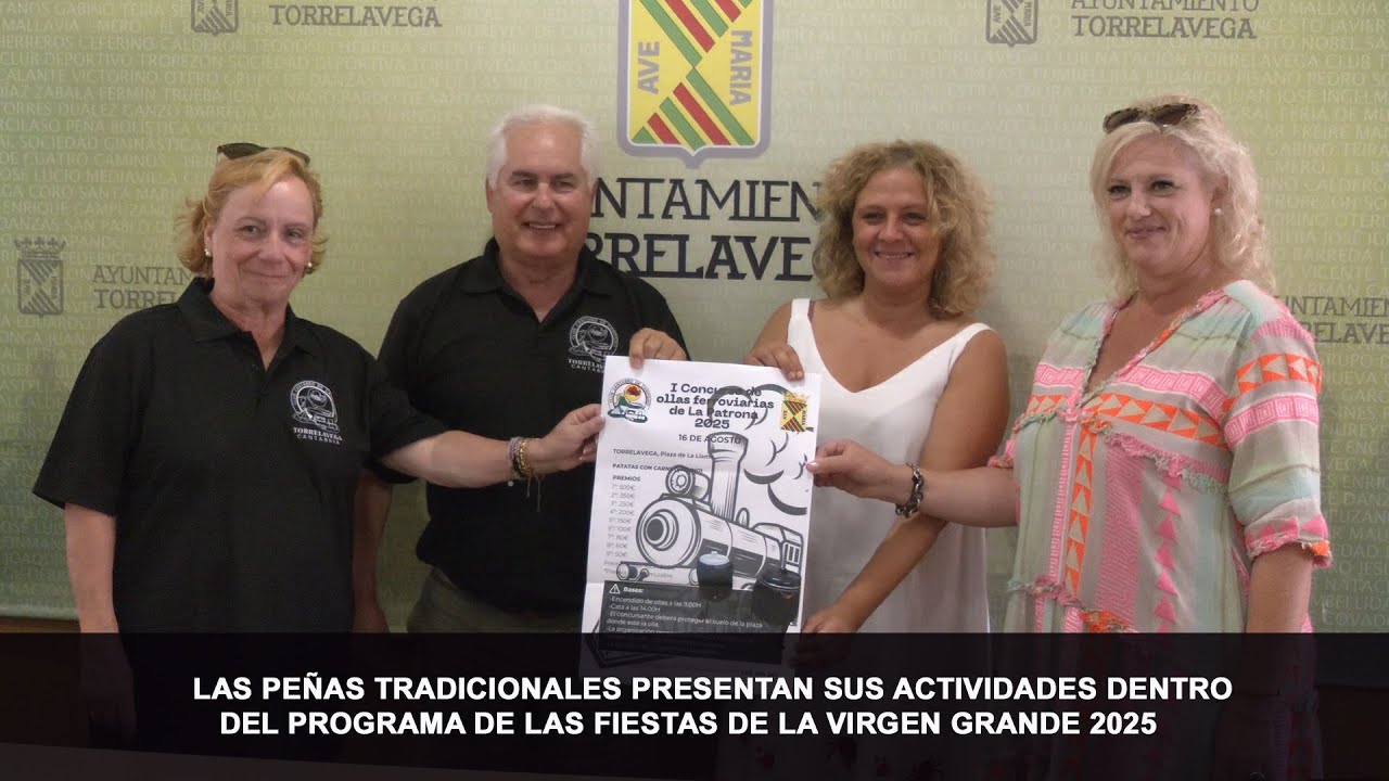 Las peñas tradicionales presentan actividades dentro programa Fiestas de la Virgen Grande 2025