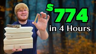 $774 Profit before Lunch - Make Money Woodworking