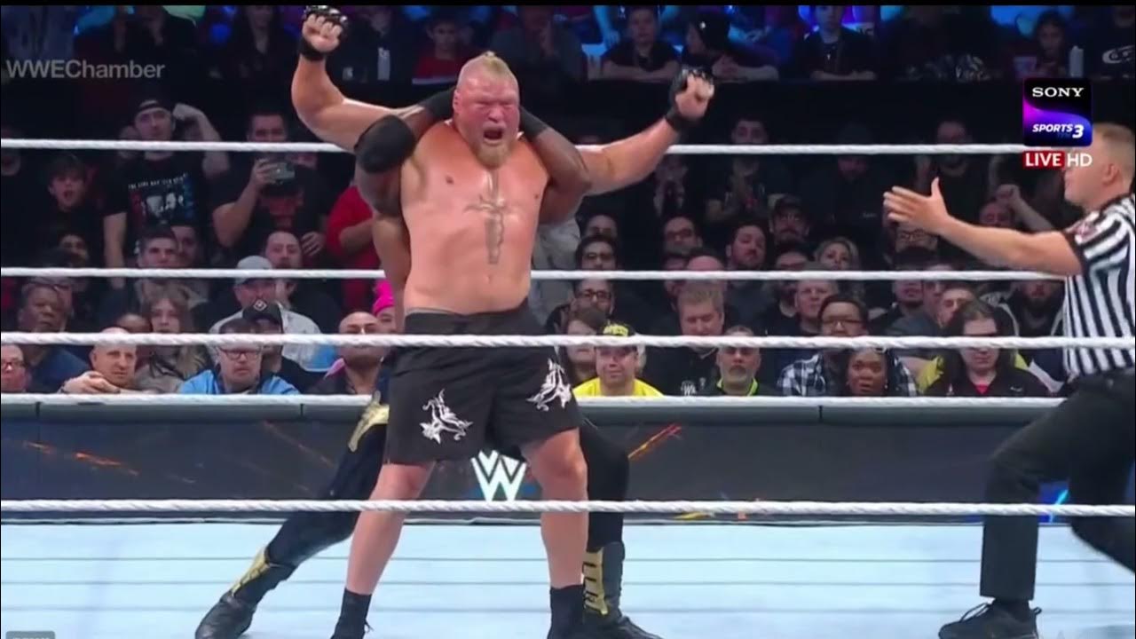 Brock Lesnar vs Bobby Lashley WWE Elimination Chamber 2023 Full