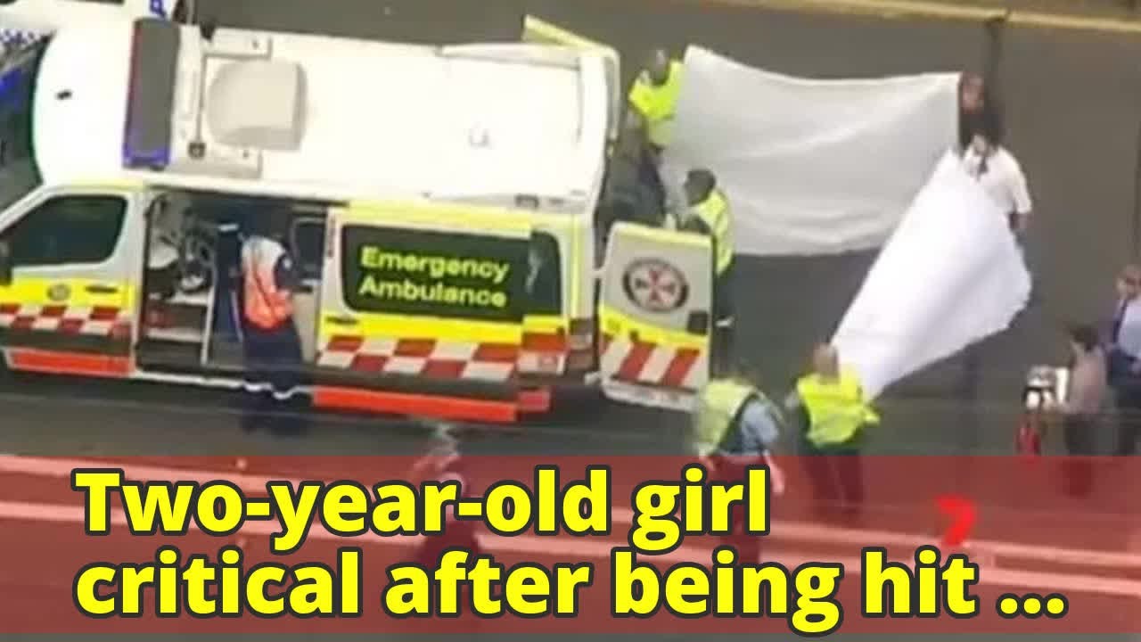 Two-year-old girl critical after being hit by a car in Campsie - YouTube