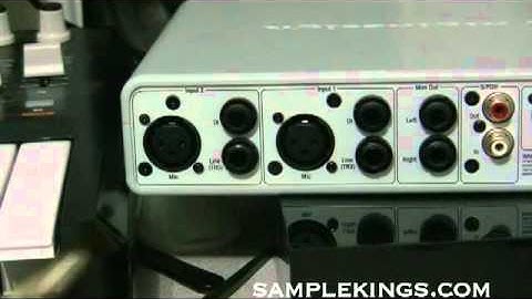 Pro Tools M-BOX 2 Instructional DVD: cable hookup  from samplekings.com
