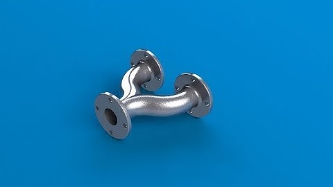 SolidWorks Tutorial - Pipe Adaptor 2 into 1 - (Beginners Exercise)