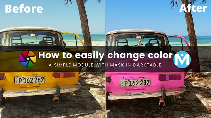 How to change the colour of anything in darktable