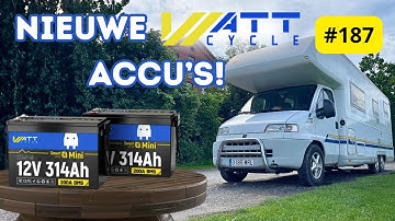 Unboxing & Inbouw: Wattcycle 12V 314Ah LiFePO4 Mini BT – Meer Off-Grid Power in Onze Camper! 🔋🚐