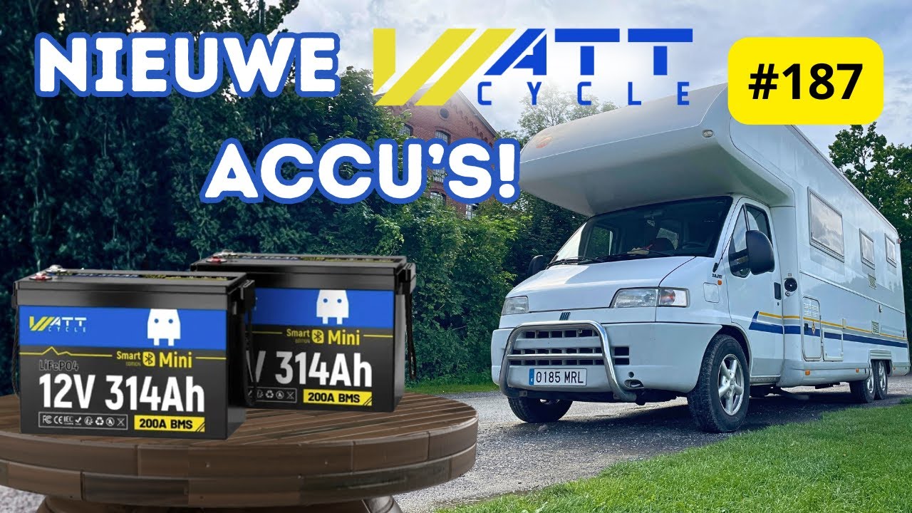 Unboxing & Inbouw: Wattcycle 12V 314Ah LiFePO4 Mini BT – Meer Off-Grid Power in Onze Camper! 🔋🚐