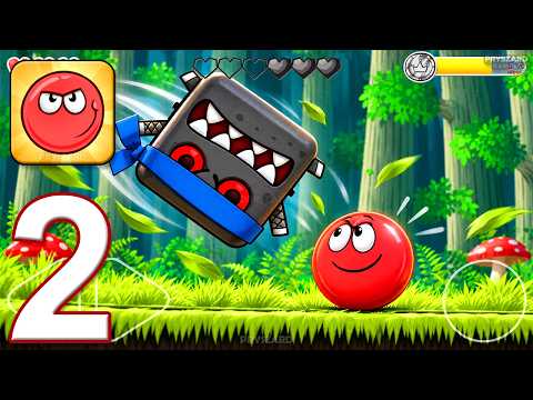 Red Ball 4 - Gameplay Walkthrough Part 2 - Level 16-30 & Boss Fight (iOS, Android)