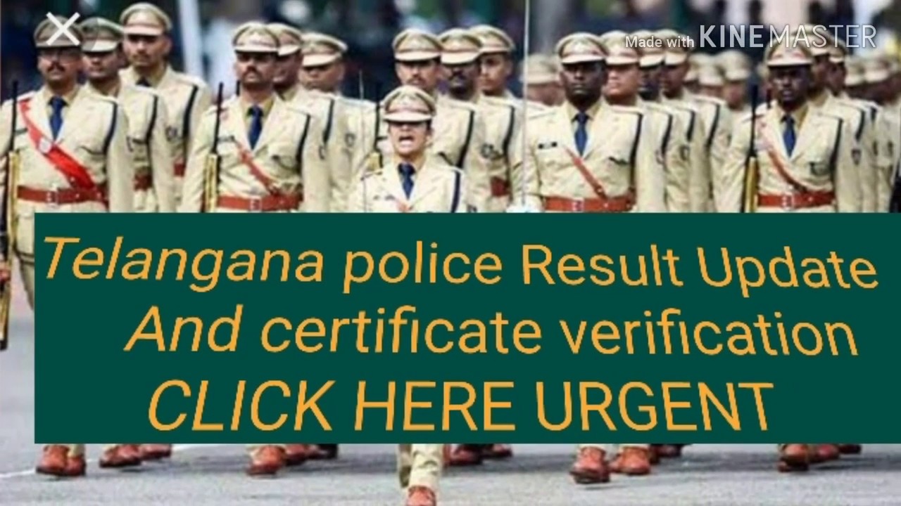 TS CONISTABLE SI RESULTS UPDATE 
and Expected cutoff 2019