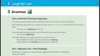 إنجليزي ثاني ثانوي الوحدة الثالثة Mega goal4- 3 Laugh Out Loud- 3 Grammar