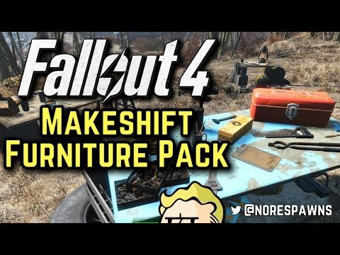 Fallout 4 Mod Review - Makeshift Furniture Pack