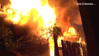 Homeowner, son escape house fire unharmed