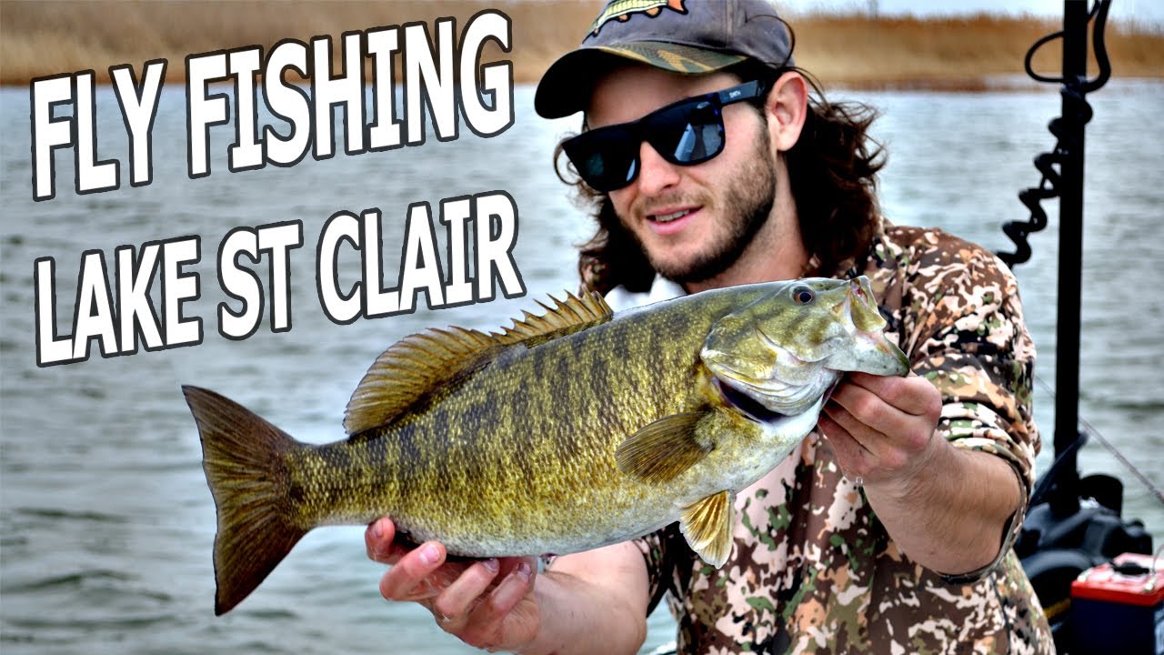 Fly Fishing Lake St Clair for Smallmouth Bass YouTube