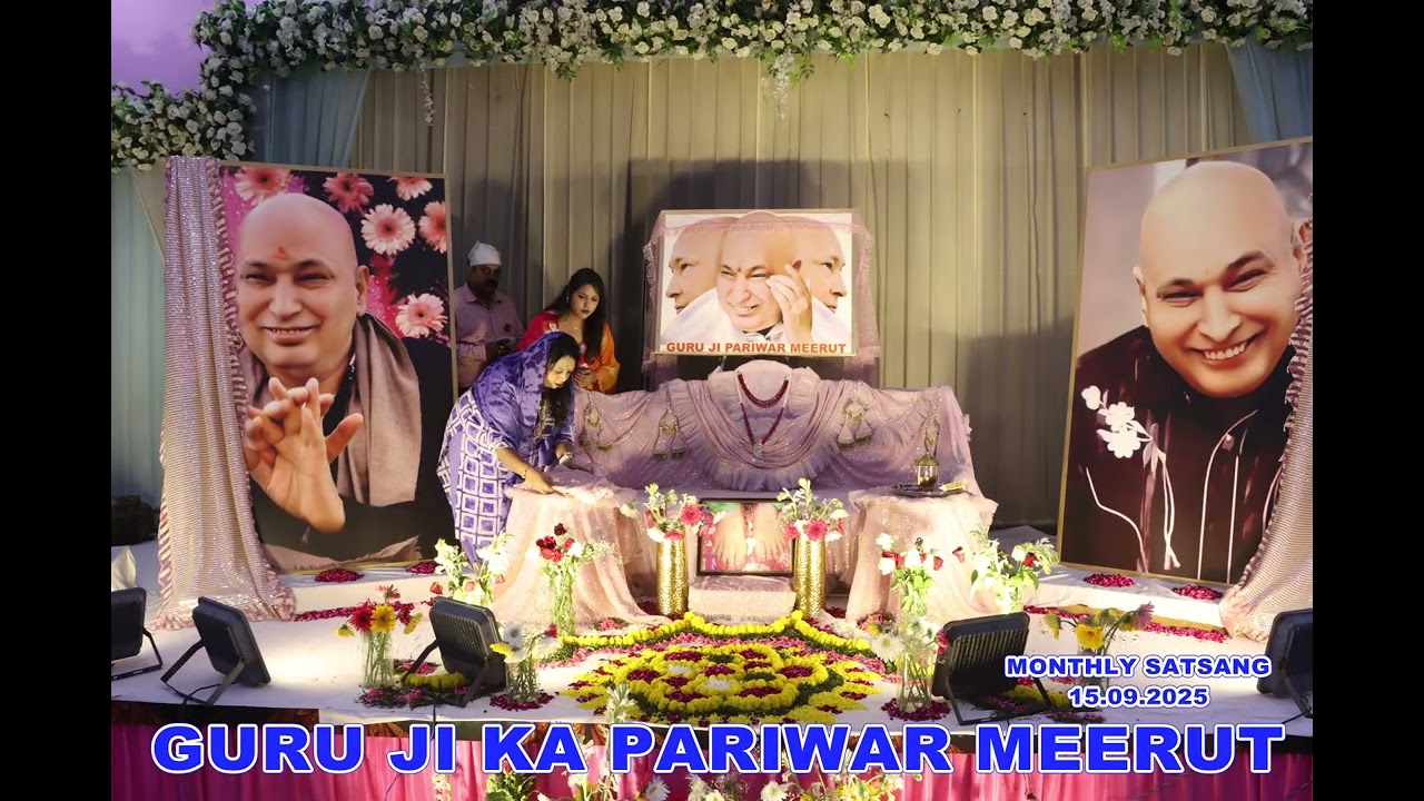 Guruji Monthly Satsang September|By Guruji Ka Pariwar|Pandav Nagar|#meerut #jaiguruji #shukrana