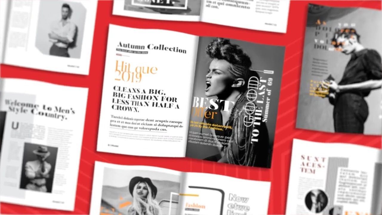 Magazine Animation Template   After Effects Template