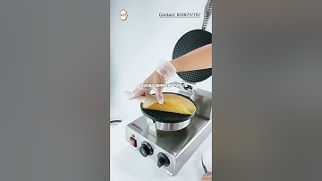 Alzain™ Ice Cream 🍦 Cone Maker ⚙️ Bakery Equipments #youtube #shorts #icecream #cone #maker #video