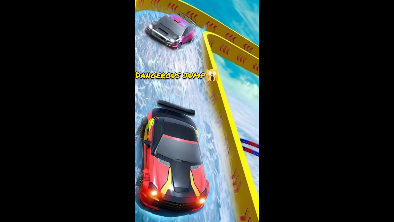 water car surfer racing stunts gameplay - dangerous jump
