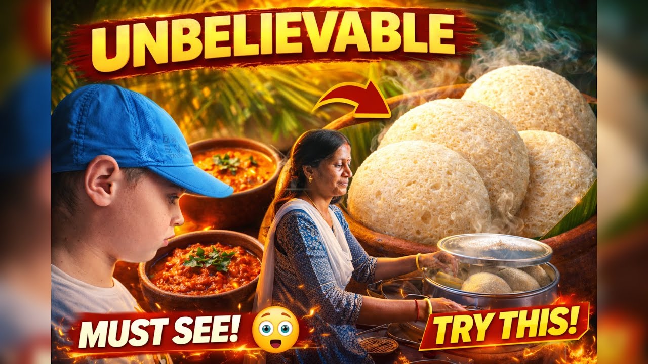 Hidden in a Indian village… this 200 year old idli tradition still exists 😳