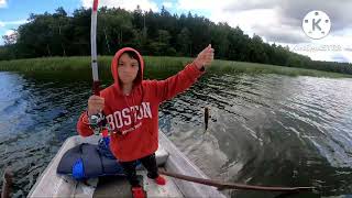 Fishing in Aviris lake Lithuania 16-17/7/22