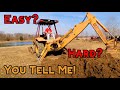How to Operate a Backhoe