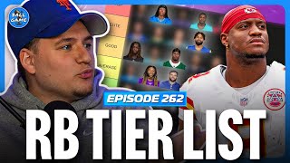 Ranking EVERY NFL Running Back in a Tier List | BallGame Podcast EP262