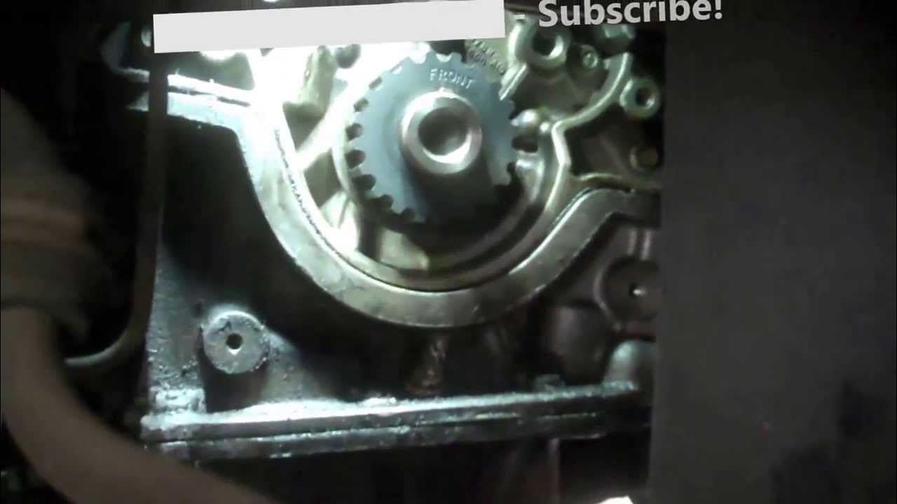 Timing belt replacement Ford Focus 2002 2.0L Vin 3 DOHC PART 2 20002004 Install Remove Replace