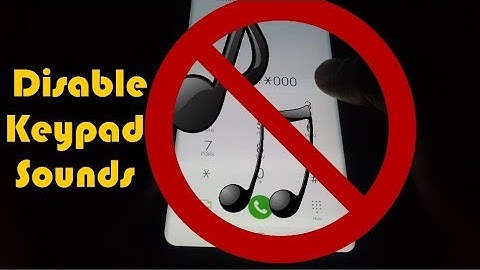 Disable keypad tones Galaxy S8 (Dialing Keypad)