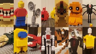 All Lego Scp Characters Scp Creepy Facility Compilation 1 & 2