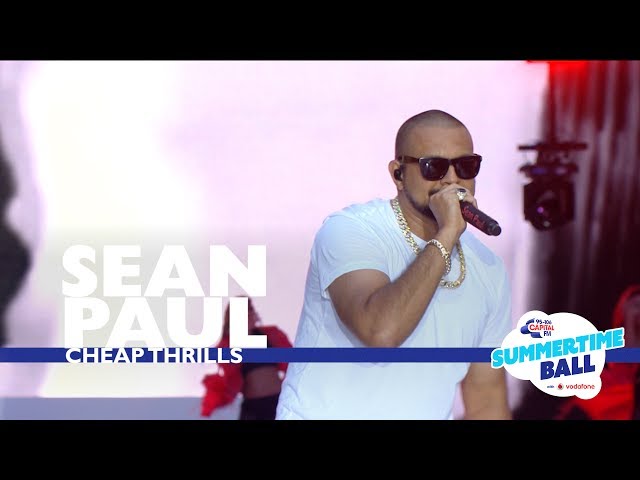 Sean Paul - 'Cheap Thrills'  (Live At Capital’s Summertime Ball 2017) class=