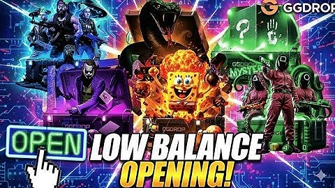 GGDROP LOW BALANCE OPENING STRATEGY !! ?! | GGDROP PROMO CODE 2025 | GGDROP CASE OPENING 2025 |