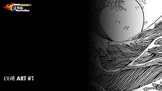 Mesmerizing Wave Line Art: Speed Drawing Tutorial