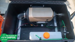 Diesel Heater in a Pelican CaseOverland Heating System