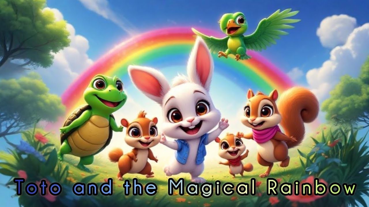 Toto and the Magical Rainbow | story for kids in hindi