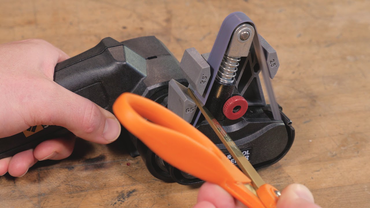 How to Sharpen Scissors with the Work Sharp Original Knife and Tool  Sharpener 