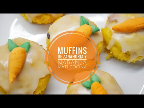 Video: Cómo Hornear Muffins De Naranja Y Zanahoria
