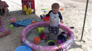 brandon in kiddie pool beach 6 11 2020 amelia canopy